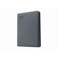 thumbnail image 2 of Western Digital 4TB WD My Passport, Works with USB-C, Portable External Hard Drive HDD, Silicon Grey - WDBRMD0040BGY-WESN, 2 of 5