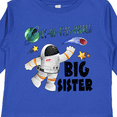 thumbnail image 4 of Inktastic Out of This World Big Sister Astronaut in Space Girls Long Sleeve Toddler T-Shirt, 4 of 5