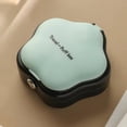 thumbnail image 2 of Powder Puff Storage Case, Breathable Makeup Sponge Container with Mirror Dust-proof Travel Cosmetic Box for Students and Daily Beauty, Blue, 2 of 4
