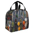 thumbnail image 2 of Vsdgher Various Herbs And Spices In Spoons Lunch Bag, Lunch Box for Women Adult Men, Lunch Tote Insulated Cooler Lunch Container for Work/Office/Picnic/Travel, 2 of 8