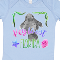 thumbnail image 4 of Inktastic Key West Florida Cute Swimming Manatee Boys or Girls Baby Bodysuit, 4 of 5