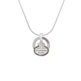 thumbnail image 2 of Delight Jewelry Keep Calm Grandma is Here Hockey Ring Charm Necklace, 18", 2 of 4