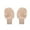 Khaki, variant on Golf Gloves Half Finger Training Thicken Polyester Fiber Warm Fit for Women Ladies Outdoor Autumn Winter Use