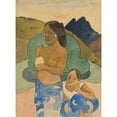 thumbnail image 3 of Paul Gauguin 14x18 Black Modern Framed Museum Art Print Titled - Two Tahitian Women in a Landscape (1887-1897), 3 of 5