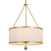 Six Light Chandelier-Antique Gold Finish Bailey Street Home 49-Bel-2757218