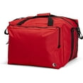 thumbnail image 3 of LINE2design Heavy Duty Deluxe Step-In Firefighter Gear Bag with Maltese Cross Logo with Removable Shoulder Straps & Triple-Reinforced Stitching Equipment Bag - Red, 3 of 9