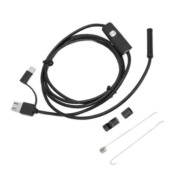 Endoscopio 3 en 1 HD Reparación de automóviles Conducto de aire acondicionado Micro Cámara Endoscopio para computadora de teléfono móvil Android