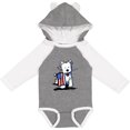 thumbnail image 3 of Inktastic US Flag Westie Boys or Girls Long Sleeve Baby Bodysuit, 3 of 5