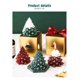 thumbnail image 5 of Vela de aromaterapia con forma de árbol creativo de Navidad, vela de flor de hielo, forma neutra, artesanía, arreglo de ambiente, 5 of 5