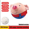 thumbnail image 1 of Juguete de peluche electrónico que habla 400 canciones para niños, pelota de conejo saltador, muñeca grabable, juguetes para mascotas que rebotan, canto USB, regalos para niños Fivean unisex, 1 of 2