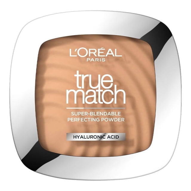 Maquillaje en polvo compacto L'Oréal True Match con ácido hialurónico golden beige 3.D/3.W 9 g