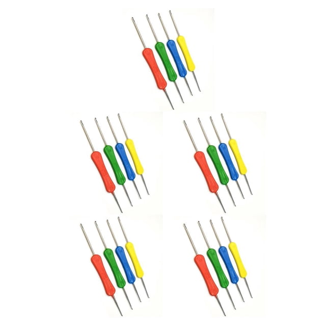 Speravity 1 Juego de agujas de tejer, suministros de costura de acero inoxidable, accesorios para el hogar, herramientas de tejido para suéter, ropa, Tipo3 5piezas Speravity CBP234797