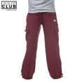 thumbnail image 3 of Pro Club Men's Heavyweight Fleece Cargo Sweatpants Maroon(Burgundy)-3XL, 3 of 3