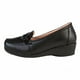 thumbnail image 2 of Zapato Confort Clasico Mujer CASTALIA Negro Detalle de Flor, 2 of 3