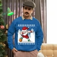 thumbnail image 5 of Christmas Sweatshirt, Dabbing Santa Basketball Christmas Sweatshirt, Funny Ugly Holiday Sweatshirt, Xmas Gift for Basketball Players & Fans, 5 of 5