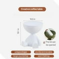 thumbnail image 3 of Creative Sofa Side Table Removable Coffee Table Cream Style Simple Household Living Room Round Table Side Table Small Table Rack Round End Side Table Outdoor, 3 of 7