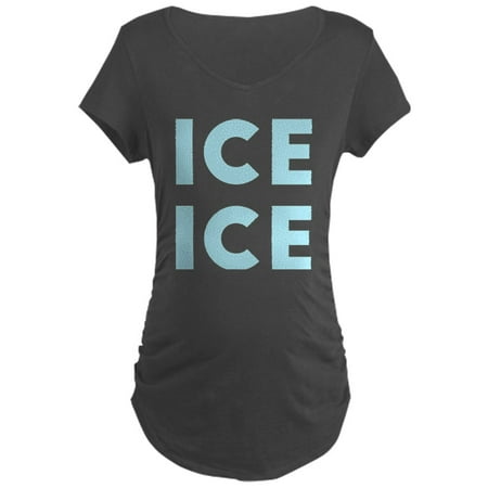 

CafePress - Ice Ice Baby Maternity T Shirt - Maternity Dark T-Shirt