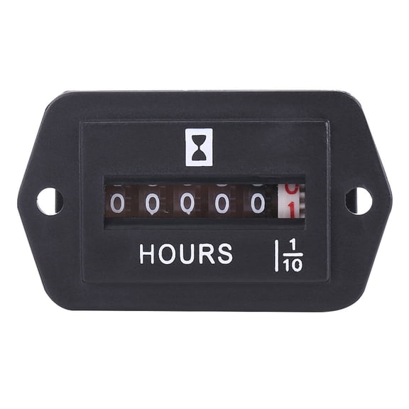 Medidor de horas mecánico de CC de 6 a 80 V para generador de motor de gasolina diésel y barco HM002