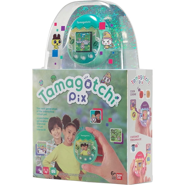 Tamagotchi Pix Green - Interactive Virtual Pet for Daycare