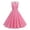 Pink, variant on Noric Women's Vintage Polka Dot Midi Dresses Sleeveless Swing Dress Peter Pan Collar Casual Summer Dresses