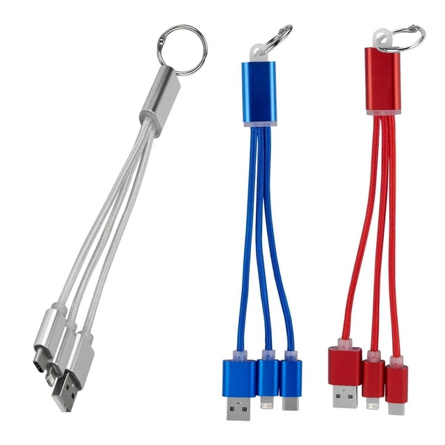 Paquete 500 piezas Cable multifuncional rojo 4 x 19