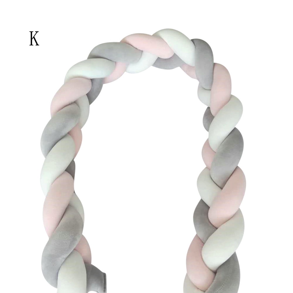 braided crib bumper walmart