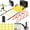 yellow, variant on Agility Ladder Speed Training Set with Cones, Hurdles, Jump Rope and Running Parachute