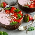 thumbnail image 6 of Yahome Set of 12 Polished Coconut Bowls and Wooden Spoon Sets 13oz Natural Coconut Salad Smoothie Bowls Coconut Shell Bowls for Kitchen Women Gifts Decoration Birthday, 6 of 7