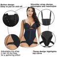 thumbnail image 4 of Mujeres Butt Lifter Shaper Bragas Booty Pulling Ropa interior Body Shaper Cintura Entrenador Corsé Tallas grandes Body Shapewear (Tamaño 5XL) oso de fresa Hogar, 4 of 5