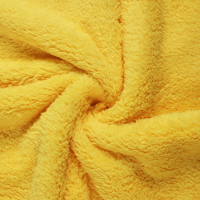 Toalla de microfibra de coral gruesa y absorbente para lavado de autos