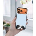 thumbnail image 5 of WIRESTER Shockproof Soft Rubber Cover Case for Apple iPhone 17 Pro Max 6.9" 2025, Animal Black White Shih Tzu Dog On Light Blue Background, 5 of 5