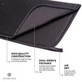 thumbnail image 4 of Homelka Dish Drying Mats for Kitchen Counter, Super Absorbent Microfiber Dish Drainer for Various Purposes, Stylish and Effective, Quick Dry Dish Mat, 17"x14", Black, 4 of 6
