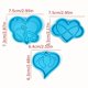 thumbnail image 4 of Llavero de amor for el día de San Valentín, molde epoxi, colgante de llavero de pareja de diamantes de amor infinito for decoración de mochila, 4 of 4