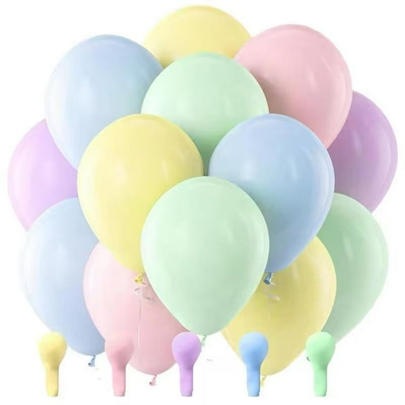 10" Color Balloons, 100 Pieces,Colorful Party Balloons for Birthday Party Baby Shower Decoration