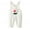 A#White924, variant on Byoo Floral Printed Girls' Corduroy Overalls Pocket Wide Leg Straight Fit for Baby Overalls Romper Comfortable Jumpsuit