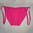 thumbnail image 3 of ZQUUVOU Men's Swim Briefs Low Rise Bikini Side Tie Thongs Beach Trunks Quick Dry Summer Swimwear Soft Underwear Hot Pink, 3 of 6