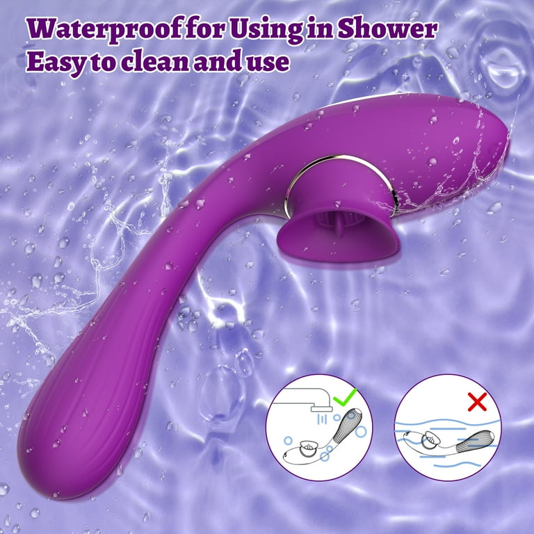 Blissmakers Bendable Stimulator Vibrators for Women, 2 in 1 Licking &  Vibrating Rechargeable Dildo Vibrator with 10 Modes, G spot Adult Sex Toys  for Womens Couples - Walmart.com