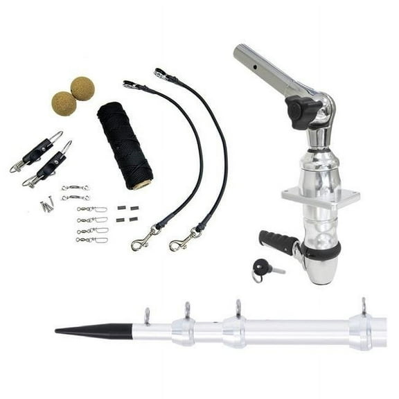 Tigress 88824 15 ft. No.39 XD Top Mount System & Outriggers Elite Rigging Kit, Black