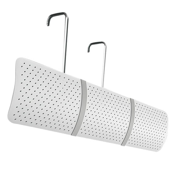 Preplabs Air Conditioner Deflector Telescopic Wind Shield, 7-Fold Anti-Direct Blowing Baffle for Wall Units, Cooling/Heating Vent Redirector with Condensation Control