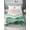 Sage Green, variant on Twin Size Flat Sheet Only, Pink Waves Coastal Soft Brushed Microfiber Bed Sheets, Pink Ombre Summer Beach Oceans Hotel Quality Breathable Bedding Top Sheet, Easy Care, 66"x96"