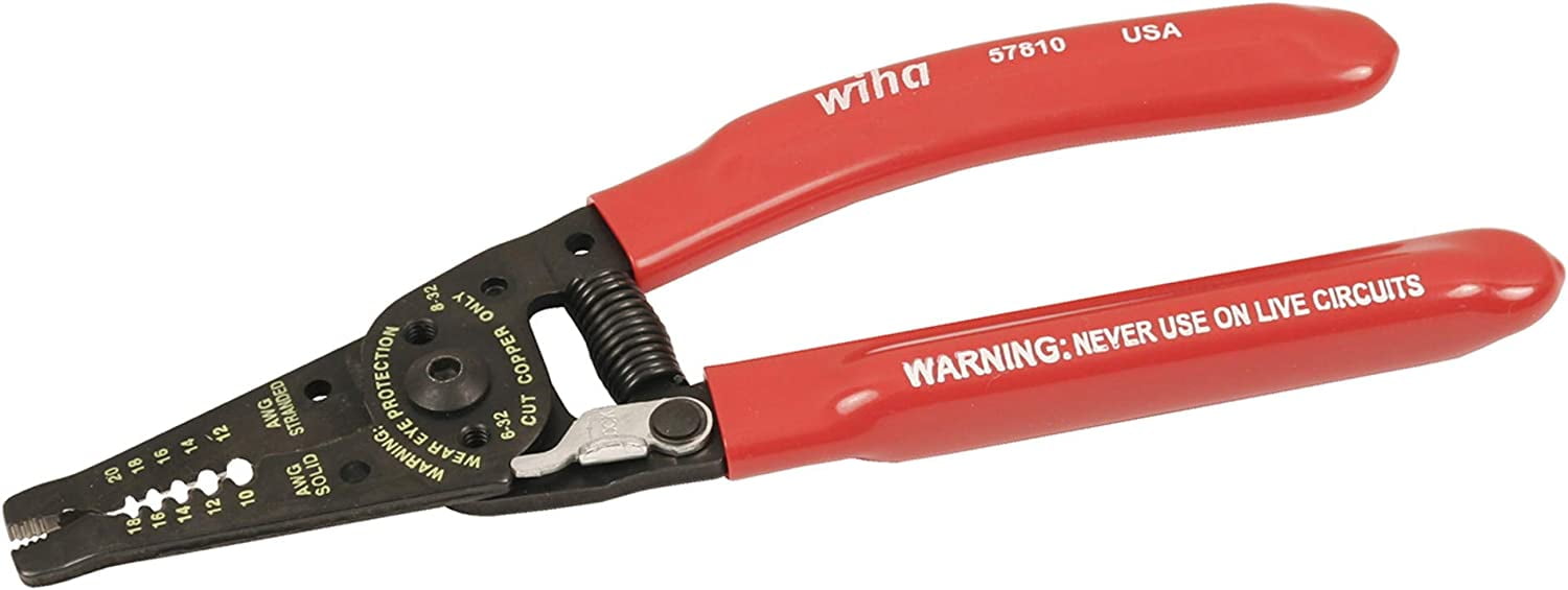 Wiha Tools USA 57810 Classic Grip Wire Strippers - 7.25 in.