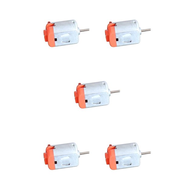 Riwesomey Micro 130 DC Motor Metal Four Motors DIY Mini Car Wheel Parts Remote Control Electric Toys Appliance for Children Gifts Type1 NO1 Riwesomey CBP029067