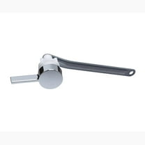 Kohler Toilet Tank Lever Cimarron Chrome With Plastic Arm - Left-Hand Trip Lever - Silver