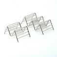 thumbnail image 4 of Visland Hard Wave Stainless Steel Mexican Food Rack Stand Shell Taco Holder Display, 4 of 7