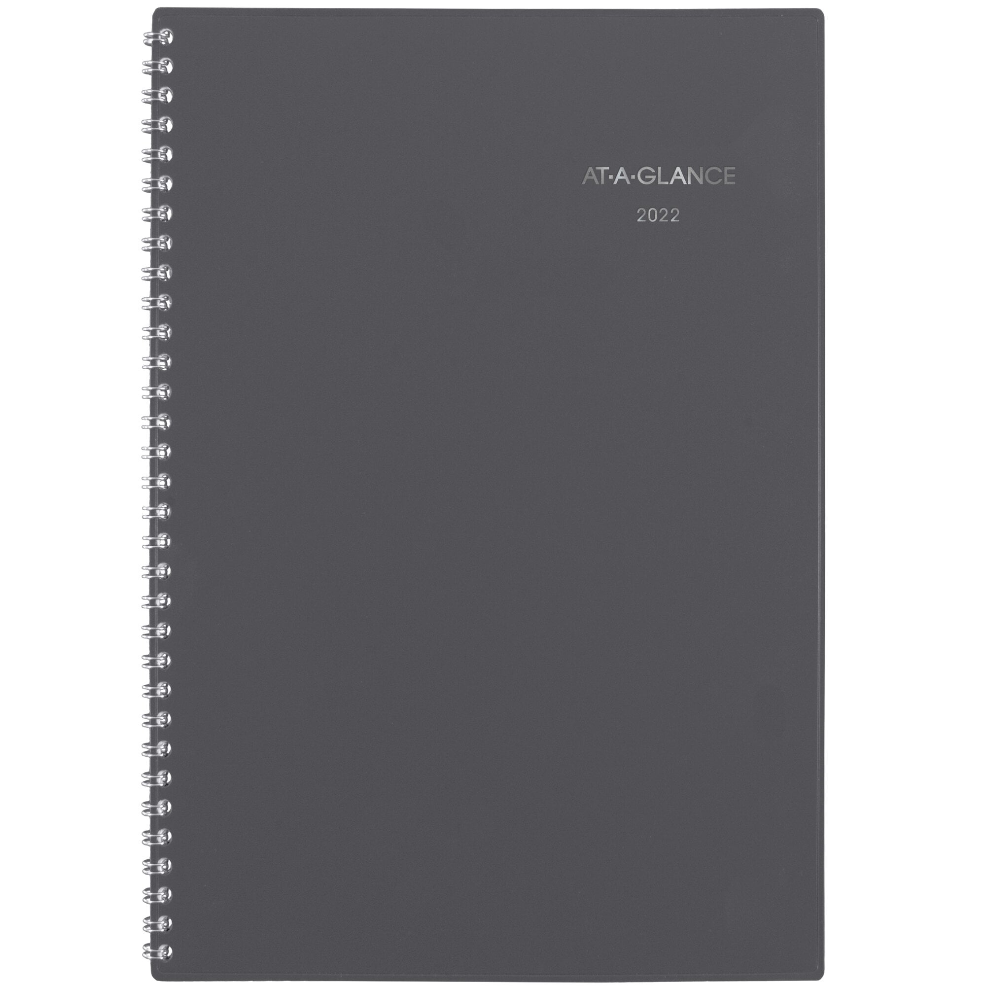 AT-A-GLANCE DayMinder Weekly Monthly Planner, 5' x 8', Gray, January 2022 to December 2022 - GC2000722