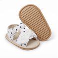 thumbnail image 2 of Aayomet Girls Open Toe Bowknot Shoes First Walkers Shoes Summer Toddler Flat Sandals Girls Sandals Size 3,White 4, 2 of 5