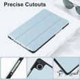thumbnail image 5 of KOMI Étui pour Samsung Galaxy Tab A9 8,7 Pouces 2023, Étui Rigide Mince avec Support, Couverture Intelligente de Protection pour Tablette Samsung Galaxy Tab A9, Bleu Pâle, 5 of 5