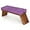 Violet / Teak, variant on Teak Meditation Bench - Meditation Seat - Meditation Stool - Kneeling Meditation Chair - Portable Folding Meditation Bench - Seiza Yoga Meditation Bench - Prayer Bench (Teak)