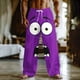 thumbnail image 1 of Ceisia Men's Loose Straight Leg Casual Pants Shocked Big Eye Cartoon Print Elastic Drawstring Waist Multi-Color Beach Vacation Pants Purple XXXXXL Gifts, 1 of 5