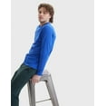 thumbnail image 4 of Hanes Men's Long Sleeve T-Shirt Tee Perfect-T Lightweight Soft Crewneck S-3XL, 4 of 10